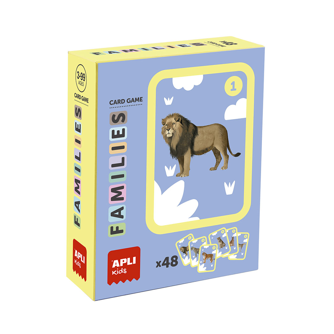 JUEGO DE CARTAS APLI 19774 FAMILIAS | Oca Didó